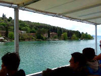 Traghetto sul Lago Trasimeno nell'itinerario