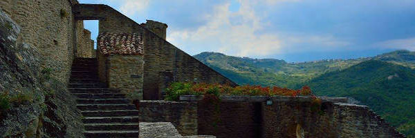 La vista dal Castello di Roccascalegna