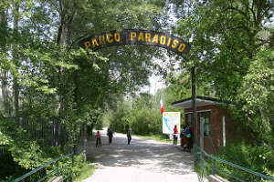 ingresso del Parco Ittico Paradiso