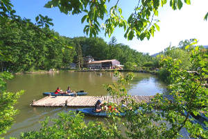 Parco Matildico di Montalto- vista lago